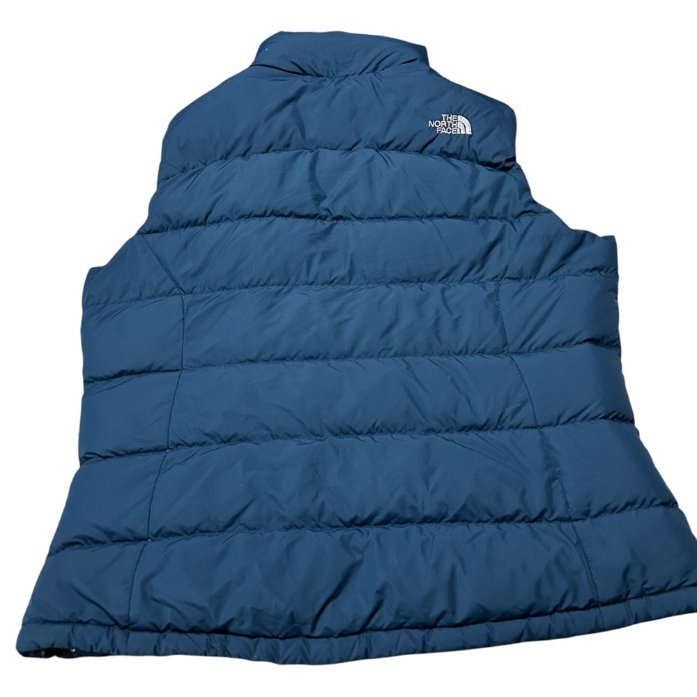 The North Face Teal Nuptse 700 women’s puffer vest size Large - Picture 9 of 11